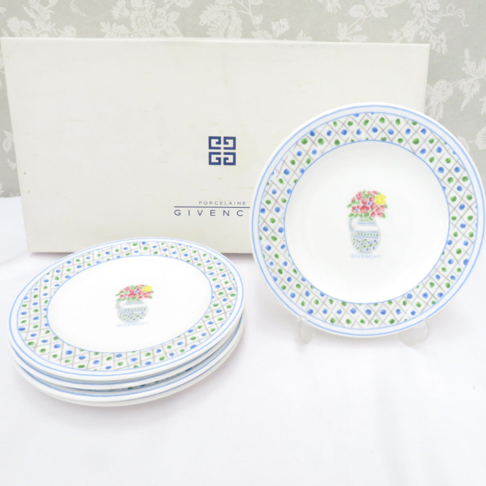 GIVENCHY Givenchy Tableware YAMAKA Yamako Store Five Petit Set Plate Medium Plate Cake Sauce 17cm Set Box