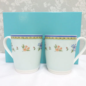 TIFFANY & CO. Tiffany Mug Tableware MORNING GLORY Morning Glory Pair Cup 2 Customer Set Morning Box available