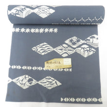 Load image into Gallery viewer, Ryeon Yukata Family Blue Gray Land Ryotaka 100 % cotton No thread