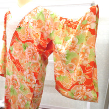 Load image into Gallery viewer, Honora Old Basejubu Elejutsu Antique Silk Orange Orange Kunatori Sleeve (1 shaku 6 inch 9 minutes) 64cm Retro Usage Cute Remake Stimping 142.5cm