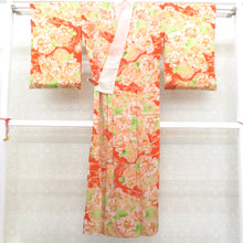 Load image into Gallery viewer, Honora Old Basejubu Elejutsu Antique Silk Orange Orange Kunatori Sleeve (1 shaku 6 inch 9 minutes) 64cm Retro Usage Cute Remake Stimping 142.5cm