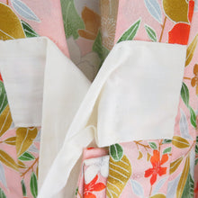 Load image into Gallery viewer, Children&#39;s kimono girls four -piece single -piece flower pattern Thin pink x green x white x orange chicken children