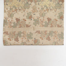 Load image into Gallery viewer, Maru Silk Antique Brown x Light Green Lion Dance Festival Pure Kimono Kimono