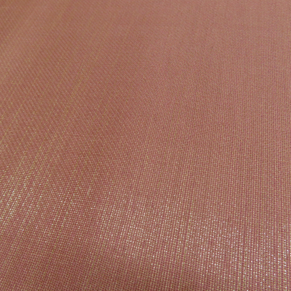 袋帯 振袖用 波に梅紋様 ピンクxゴールド 金糸銀糸 六通柄