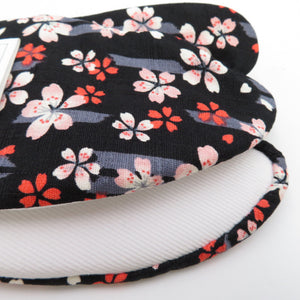 Pattern tabi 24.5cm Black arrow wings cherry blossom cherry blossom cherry blossom cherry blossoms Interested in Japan made in Japan 100 % cotton 4 pieces Ladies women tabi casual