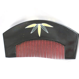 Hair ornaments, casks, combs black red gold golden flower makie makiezen comb