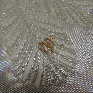 Pure silk pine crest for kinosiso Silver silver silver silver six -handed pattern formal tailoring kimono band length 448cm