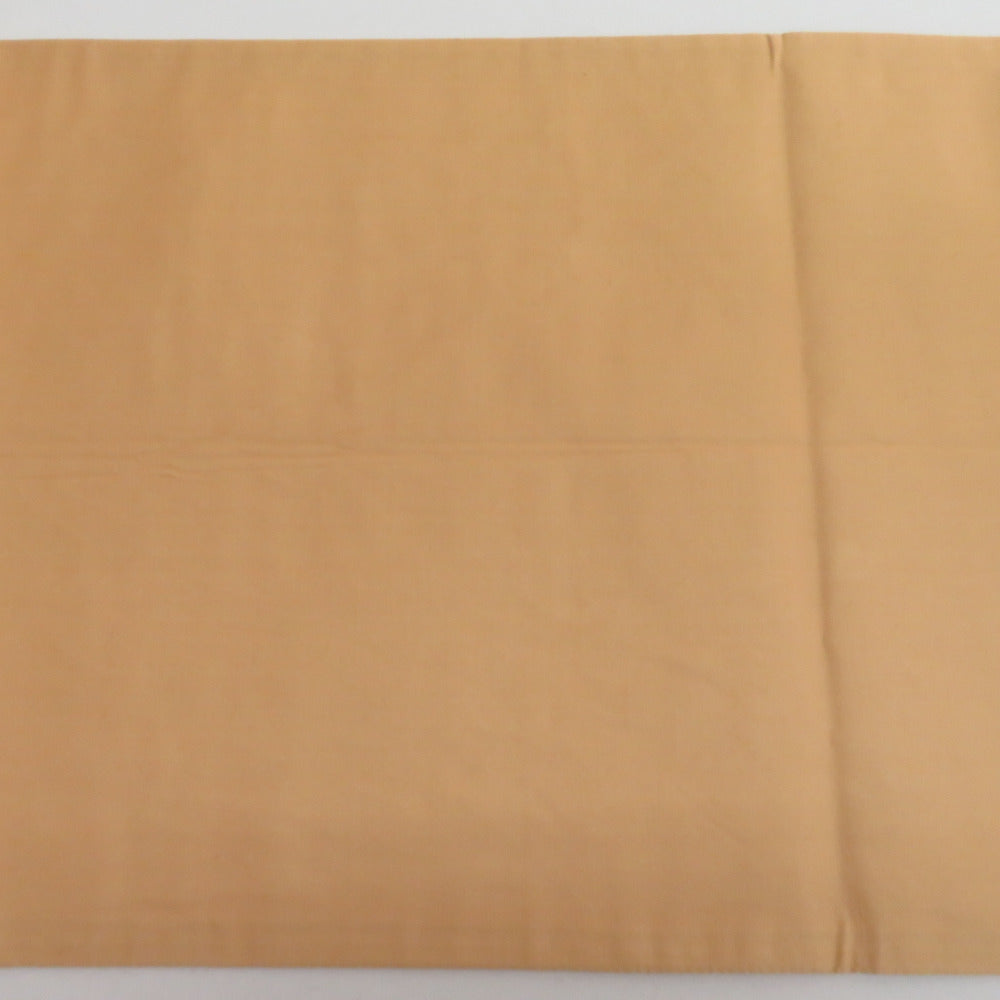 袋帯 市松紋様 金糸 ゴールドxオレンジ色 六通柄 正絹 仕立て上がり