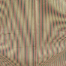 Load image into Gallery viewer, Komon Polyester Washable Lined Casual wide collar pepper color x green x red striped pattern 159cm