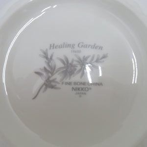 NIKKO ニッコー 食器 nikko healing garden ヒーリングガーデン サラダボウル 皿 草花柄　21cm