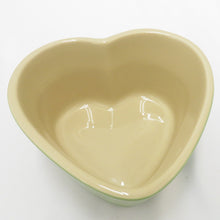 Load image into Gallery viewer, LE CREUSET Le Cruzet Tableware Ramkan Damour Heart -shaped Orange Light Green 2 Piece Set Oven Oven Areas Unused