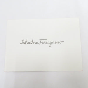 SALVATORE FERRAGAMO Salvatore Ferragamo Tie Ochigo Total Pattern Itoen Red Silk 100 % Box Not Sale Length 146cm Unused