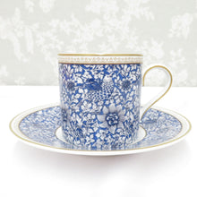 Load image into Gallery viewer, NIKKO Nikko Tableware V &amp; A Victoria &amp; Albert Museum William Morris Cup &amp; Saucer 2 Custom Cup Demitas Cup Bird &amp; Anemone Bird &amp; Anemone Bird