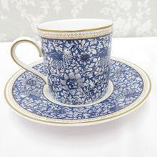 Load image into Gallery viewer, NIKKO Nikko Tableware V &amp; A Victoria &amp; Albert Museum William Morris Cup &amp; Saucer 2 Custom Cup Demitas Cup Bird &amp; Anemone Bird &amp; Anemone Bird