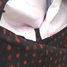 Load image into Gallery viewer, Haori Wool Black Red Balax Dot Dot Kimono Kimono Kimono Jacket Cold Provin Shake Tailoring Fashionable Cool Cool Star 71.5cm