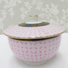 Load image into Gallery viewer, Kutani ware dishes Tamamizu Lid with Tamazu Lid 5 Customer Group Pink Goldai