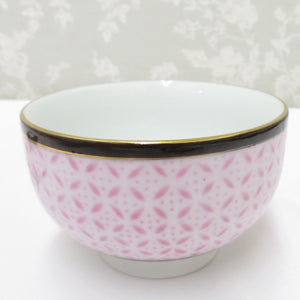 Kutani ware dishes Tamamizu Lid with Tamazu Lid 5 Customer Group Pink Goldai