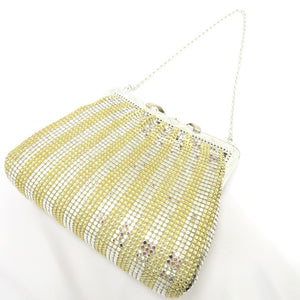 Japanese Bag Metal Beads Bag Gold Gin Striped Handbag Kimono Bag Party Bag Kimono Western Western Switching Small