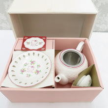 Load image into Gallery viewer, Ceramics Race Rose Kitty Time Set Sagyu Book 2 Venue Set Tea Koshi -Obi Tea Or