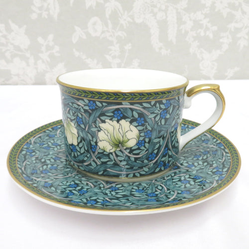 NIKKO Nikko Tableware V & A Victoria & Albert Museum William Morris Cup & Saucer Coffee Cup Pimpernel Pinpanel Tulip Rurihakobe