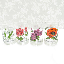 画像をギャラリービューアに読み込む, グラス 食器 BROCKWAY Flower of the month glass 12客セット コップ タンブラー 箱有 花柄 U.S.A.製 ヴィンテージ ビンテージ レトロ