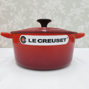 Le Creuset ル・クルーゼ 調理器具 COCOTTE RONDE ココット ロンド ホーロー鍋 両手鍋 チェリーレッド 18cm ほうろう IH対応