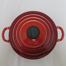 画像をギャラリービューアに読み込む, Le Creuset ル・クルーゼ 調理器具 COCOTTE RONDE ココット ロンド ホーロー鍋 両手鍋 チェリーレッド 18cm ほうろう IH対応