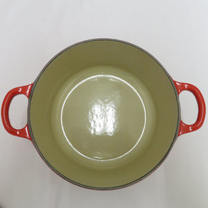 Le Creuset ル・クルーゼ 調理器具 COCOTTE RONDE ココット ロンド ホーロー鍋 両手鍋 チェリーレッド 18cm ほうろう IH対応