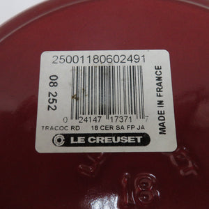 Le Creuset ル・クルーゼ 調理器具 COCOTTE RONDE ココット ロンド ホーロー鍋 両手鍋 チェリーレッド 18cm ほうろう IH対応