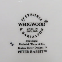 画像をギャラリービューアに読み込む, WEDGWOOD ウエッジウッド 食器 PETER RABBIT ピーターラビット 中皿 17.5cmプレート マグカップ 小鉢 シリアルボウル 3点セット 旧刻印