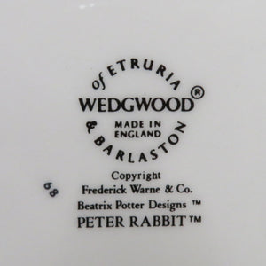 WEDGWOOD ウエッジウッド 食器 PETER RABBIT ピーターラビット 中皿 17.5cmプレート マグカップ 小鉢 シリアルボウル 3点セット 旧刻印