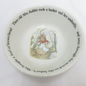 WEDGWOOD ウエッジウッド 食器 PETER RABBIT ピーターラビット 中皿 17.5cmプレート マグカップ 小鉢 シリアルボウル 3点セット 旧刻印