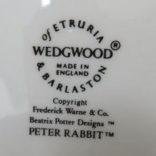 画像をギャラリービューアに読み込む, WEDGWOOD ウエッジウッド 食器 PETER RABBIT ピーターラビット 中皿 17.5cmプレート マグカップ 小鉢 シリアルボウル 3点セット 旧刻印