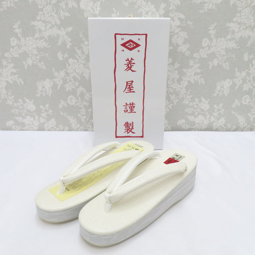 Calen BLOSSO Karen Blosso Selver Sandals Cafe Elephant Hishiya Karen Blosso CALEN BLOSSO M Size Off White Casual Footwear made in Japan