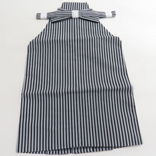 Load image into Gallery viewer, Children&#39;s kimono 4 body set with small items 9 point set for children 5 years old height about 105cm under 60cm black stripes 753 Event Kids Boys Unused