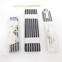 Load image into Gallery viewer, Children&#39;s kimono 4 body set with small items 9 point set for children 5 years old height about 105cm under 60cm black stripes 753 Event Kids Boys Unused