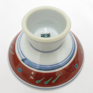 Kutani ware antique / folk crafts Taisei Yamagishi Zodiac sodium liquor cup Inuwari Box Box Ceramic Ceramics Tableware