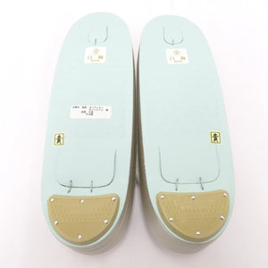 Sandals / Bag Set for Shiraume Made M size Formal Mint Green Seven Treasure Champagne Gold 24.0cm Made in Japan