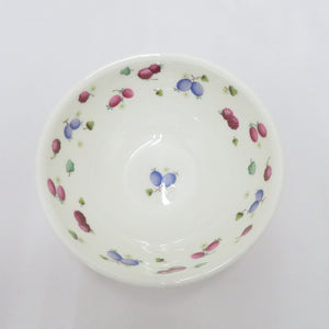 NIKKO Nikko Tableware Fine Bone China Large Plate Set Soup 2 -point Salad Bowl 2 -point Berry pattern