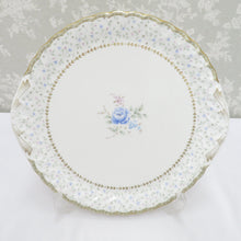 Load image into Gallery viewer, NIKKO Nikko Tableware Fine Bone China Blue Prose Plate Plate 28cm Floral pattern