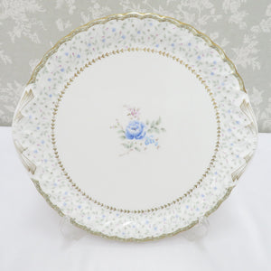 NIKKO Nikko Tableware Fine Bone China Blue Prose Plate Plate 28cm Floral pattern