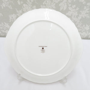 NIKKO Nikko Tableware Fine Bone China Blue Prose Plate Plate 28cm Floral pattern