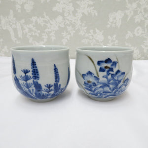 Kutani ware dishes Yamakakuchi Goro Kutani Dyeing Picture Changed Chatchu Bill 5 Venue Gumi Tea Box available