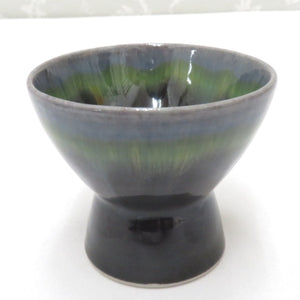 Kutani ware antique / folk crafts Akira Kutani Akihosawa Sake Cup Ochocoukogui 5 Glaze Glaze