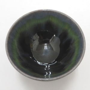 Kutani ware antique / folk crafts Akira Kutani Akihosawa Sake Cup Ochocoukogui 5 Glaze Glaze