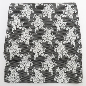 Lace -toning for kingle kimonos black x white carrier polyester formal tailoring kimono monotone FREEK length 460cm