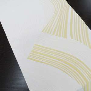 Bag track for kimono white x gold x champagne gold curved curved pattern all pattern polyester formal tailoring kimono monotone type FREEK length 460cm