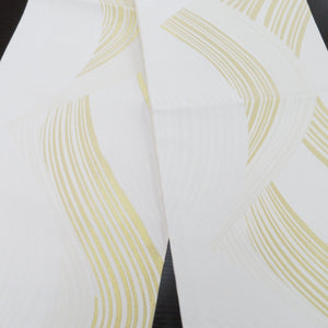 Bag track for kimono white x gold x champagne gold curved curved pattern all pattern polyester formal tailoring kimono monotone type FREEK length 460cm