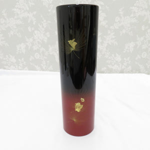 Interior Wajima Pained Akebono Flower Sinking During the Swimwater Plate Water Vase Vase Vase Vase Vase Lacquer Ware Gold Aisa Box