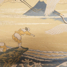 画像をギャラリービューアに読み込む, 袋帯 富嶽三十六景 本金二重箔全通絶景 ゴールドｘ多色 正絹 仕立て上がり 長さ440cm